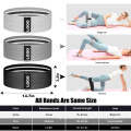 Wholesale Home Workout Non Slip Fabric Hip Booty Bands, Women Exercise Leg Glute Resistance Bands Set with Gliding Discs